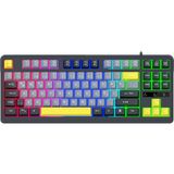 James Donkey JDK87 Siyah TKL Membrane Switch Kablolu Gaming Klavye