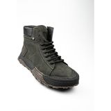 James Franco 1610 Antrasit Nubuk Deri Erkek Bot