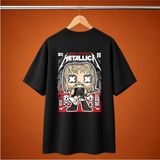 James Hetfield Metallica Oversize Tisort - Siyah
