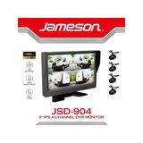 Jameson Jsd-904-9''-Ips 1024X600px-Ahd Kamera-4 Kanal-4 Kameralı Kayıtlı Monitor Seti