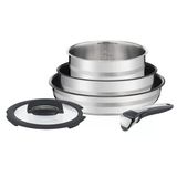 Jamie Oliver By Tefal L95690 Ingenio 5 Parçalı Tava Ve Tencere Seti | 250°C'ye Kadar Uygun Kulpsuz Fırın | Termo Spot | Pfoa İçermez | İndüksiyon Dahil Her Tür Sobaya Uygun | Paslanmaz Çelik/Siyah