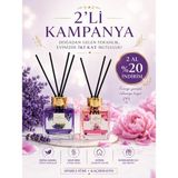J'Amour Çubuklu Oda Kokusu Lavanta&buket 2'li Set - Uzun Süreli Ferah Koku 100 Mlx2