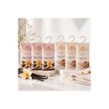 J'AMOUR EAU DE PARFUME 3'lü Paket Soft Linen + 3'lü Black Vanilya Asklı Dolap ve Çekmece Kokusu Seti
