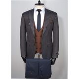 Jan Carlucci Kombinli Slimfit Drop 6 Takım Elbise - 50 - 6 Drop - Lacivert