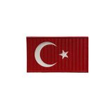 Jandarma Asayiş Plastik Cırtlı Türk Bayrağı