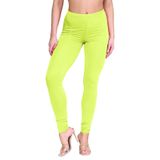 Janisramone Bayan Tayt, Mikrofiber Düz Elastik Bel Yoga Pantolonu, Tam Boy Esnek Spor Taytları, Kadın Aktif Giyim
