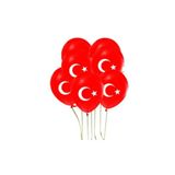 Janissary 10 Adet Türk Bayrağı Balon Iç Mekan, Dekorasyon, Doğum Günü Partisi. "kendi Konseptinizi Oluşturun"