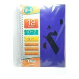 Janissary 10+2 Bölümlü 300 Yaprak A4 Sipralli Ayraçlı Defter 10 Kareli 2 Çizgili Çoklu Defter