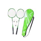 Janissary 2 Adet Profesyonel Badminton Raketi Deluxe Badminton Çantası Seti + 3 Adet Badminton Topu