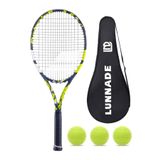 Janissary 27inç Yetişkin Tenis Raketi "1 Adet" ve "3 Adet" Tenis Topu, Deluxe Tenis Çantası