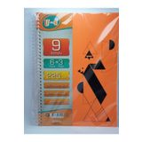 Janissary 5+3 Bölümlü 200 Yaprak A4 Sipralli Ayraçlı Defter 5 Kareli 3 Çizgili Çoklu Defter