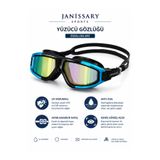 Janissary MC 620 Profesyonel Yüzücü Gözlüğü Seti Aynalı Anti-Fog UV Korumalı Kulak Tıkacı ve Koruma Kutulu