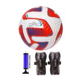 Janissary Tekmelik + Kırmızı Extra Dayanıklı Model Halı Saha Topu, Futbol Topu, 5 Numara, + Pompa