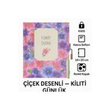 Janissary UNICORN JOURNAL, Kilitli Hatıra Defteri – 14x20 cm Renkli Kapaklı Günlük Defter
