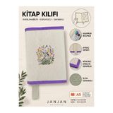 JANJAN DOĞAL KUMAŞ Kitap Kılıf,Yıkanabilir Kitap Kılıfı,Kitap Koruyucu,32x22 cm KİTAP KORUYUCU ÇANTA,BOOK SLEEVE,ı,Kitap Çantası,KİTAP SEVER HEDİYESİ,ORGANİZER,DEFTER AJANDA KILIFI