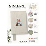 JANJAN DOĞAL KUMAŞ Kitap Kılıf,Yıkanabilir Kitap Kılıfı,Kitap Koruyucu,32x22 cm KİTAP KORUYUCU ÇANTA,BOOK SLEEVE,Kitap Çantası,KİTAP SEVER HEDİYESİ,ORGANİZER,DEFTER AJANDA KILIFI,İSİMLİ KİTAP KILIFI