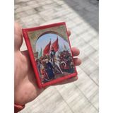 Janjan Orjinal Cırt Cırtlı Çocuk Cüzdanı Sport Cüzdan Fermuarlı Cüzdan Baskılı Cüzdan - Kırmızı - Beyaz - Karma