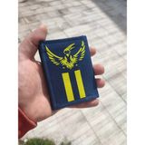 Janjan Orjinal Cırt Cırtlı Çocuk Cüzdanı Sport Cüzdan Fermuarlı Cüzdan Baskılı Cüzdan - Lacivert - Bronz
