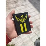 Janjan Orjinal Cırt Cırtlı Çocuk Cüzdanı Sport Cüzdan Fermuarlı Cüzdan Baskılı Cüzdan - Siyah - Bej - Turuncu