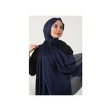Janjan Şal Lacivert Düz Desenli Polyester Kumaş Kadınlar İçin 100 x 200 cm Mevsimlik