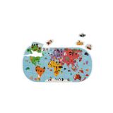 Janod Suya Dayanıklı 28 Parça Dünya Haritası Puzzle