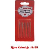 Janome Iğne (5'li Paket) 9 Numara - Gümüş
