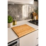 Janset Bambu Kenarlı Kesme Tahtasi 45*38cm Tezgah Üstü Aksesuar, Hamur Açma Tahtası,büyük Boy Kesme Tahtası, yüksek kalite bambu