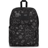 Jansport Superbreak Plus Cosmic City Sırt Çantası EK0A5BAO8O4 - Siyah - Renk
