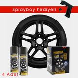 Jant Folyo 4Lü Set - Mat Siyah