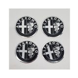 Jant Göbeği Arma Alfa Romeo Alüminyum Yapıştırma 4'lü 60mm