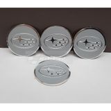 Jant Göbeği Arma Subaru Alüminyum 60mm. 4'lü Set Silver