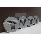 Jant Göbeği Arma Tofaş Uyumlu 60Mm 4Lü Silver Alüminyum Yapıştırma