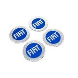 Jant Göbeği ARMA/Yapıştırma Fiat 4'lü Set Mavi 60mm Yapıştırma