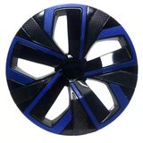 Jant Kapağı Kırılmaz Çıtalı 15" Yeni Model Mavi Çıtalı 4'Lü (Takım Olarak)