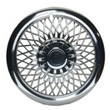 Jant Kapağı Kırılmaz Telli 12" Abs Krom Paslanmaz 4'Lü (Takım Olarak)