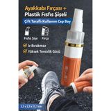 jantistore Ayakkabı Fırçası+Pls. Fısfıs Şişeli Çift Taraflı Cep Boy 3,5*2,5*13,7