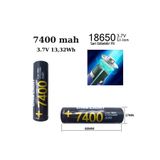 Janva 10 Adet 18650 Pil 7400 Mah 3,7v 13,32 Wh Şarjlı Lion Pil Kaliteli Tasarım (KALEM PİL DEĞİLDİR)
