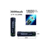 Janva 18650 Pil 3600 Mah 3,7v 13,32 Wh Şarjlı Lion Matkap Fener Radyo (KALEM PİL DEĞİLDİR)