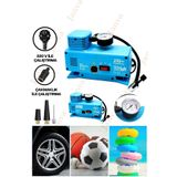 Janva 220 Volt-12 Volt 250 Psi Psi Kompresör Lastik Hava Şişirme Oto Pompası Fişli Çakmaklıklı