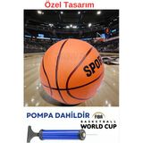 Janva 7 Numara Basketbol Topu,basket Topu Ve Pompa Şişirme Iğnesi Hediyeli