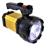 Janva 8100-YP 25W Ultra Güçlü Şarjlı El Feneri Projektör (Sos + Powerbank + USB Çıkış + Yan Aydınlatma) - Beyaz