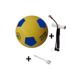 Janva FB Maç Topu Futbol Topu Kauçuk + Pompa + Şişirme İğnesi Kanarya Top