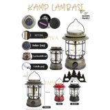 Janva Güneş Panelli Enerjili Solar Nostaljik Ledli Kamp Feneri Lamba Işıldak Usb Şarjlı Dekoratif Fener