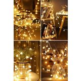 Janva Led Işıklı Ampul Top Dizeleri 20'li 3 Metre Dekoratif Süsleme Ev Dekorasyonu