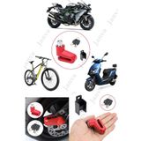 Janva Motosikler Bisiklet Disk Kilidi Anahtarı Yer Kaplamayan Yeni Model Sağlam Güvenli Pratik Kilit
