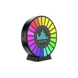 Janva Rgb Sese Duyarlı Ritim Animasyonlu Müzik Ekolayzer 22 Ledli Şarjlı Kokulu Led Disk