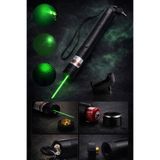 Janva Şarjlı Anahtar Emniyetli Yeşil Lazer Pointer Yüksek Güçlü Lazer Işaretçisi