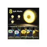Janva Şarjlı Type-C 8 Mod RGB+ günışığı renk 10 Metre Makara Led - İp Led - Su Geçirmez Lamba - Powerbank