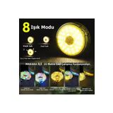 Janva Şarjlı Type-C 8 Mod RGB+ günışığı renk 10 Metre Makara Led - İp Led - Su Geçirmez Lamba - Powerbank