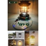 Janva Solar Retro ışığı ayarlanabilir Şarjlı Ledli Kamp Lambası Işıldak Fener Alt tarafta makaralı ledli